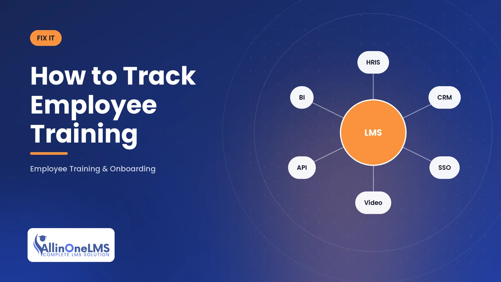 Illustration of spreadsheet morphing into an LMS dashboard, representing how to track employee training